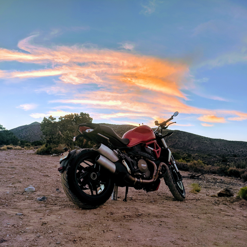 Not planned, no filter, and taken from inside my tent while sitting on my ass. Complete luck.